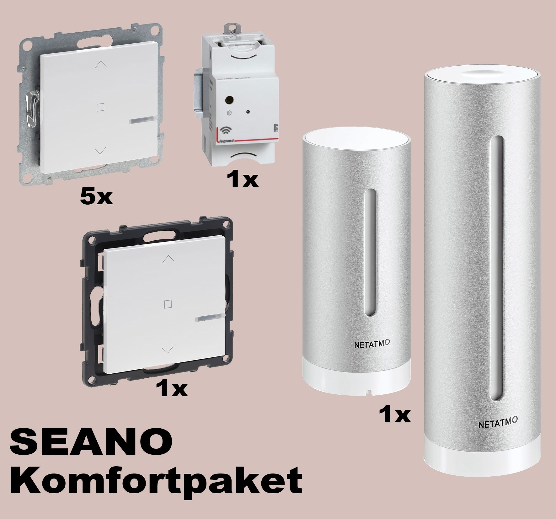 Bild von Legrand SEANO mit Netamo Komfort-Paket