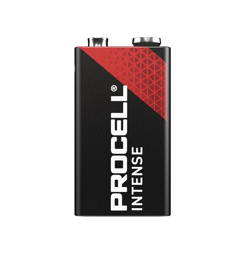 Bild von Duracell Alkaline Procell Intense 9V Cell / 6LR61 / PX1604 / E-Block / 10er Tray