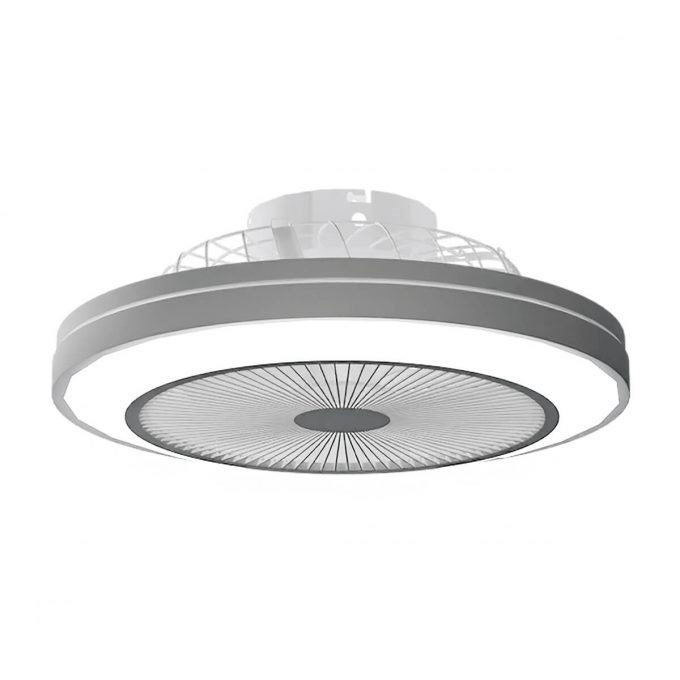 Bild von Deckenventilator mit Licht Ø 48 cm / 56 W / 6 Geschwindigkeiten / LED-Licht / 3.000K - 6.000K einstellbar / dimmbar / Brise-Funktion / Timer