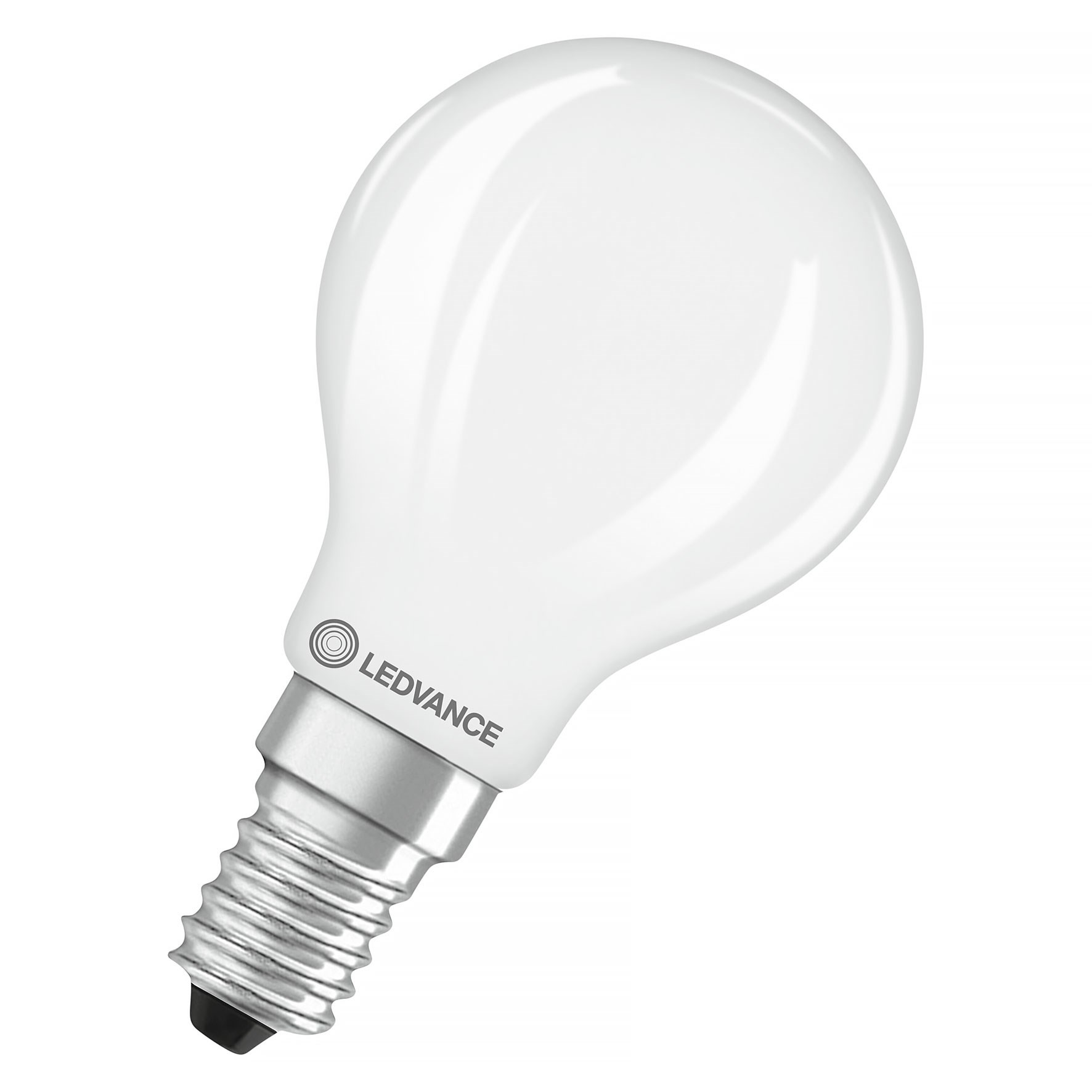 Bild von LED Filament Kugellampe P40 / 470lm / 3,4W / E14 / 220-240V / 320° / 2.700K / 827 ww matt dimmbar