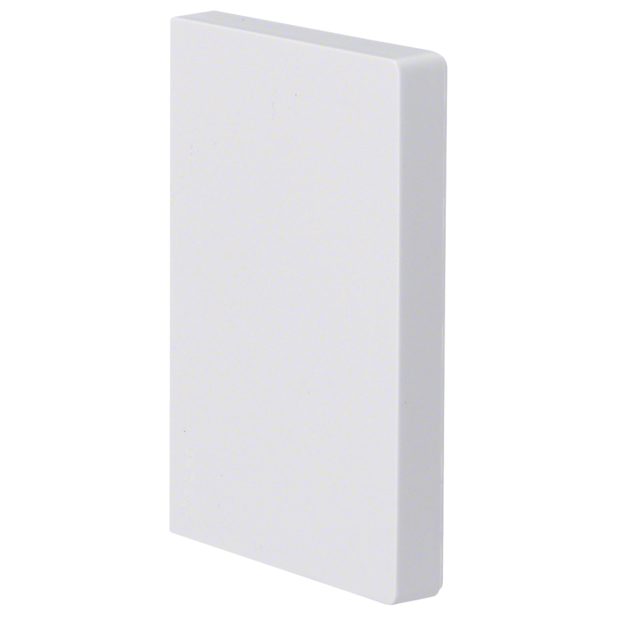 Bild von PVC-Endplatte für BRP 65 x 100 mm / verkehrsweiß