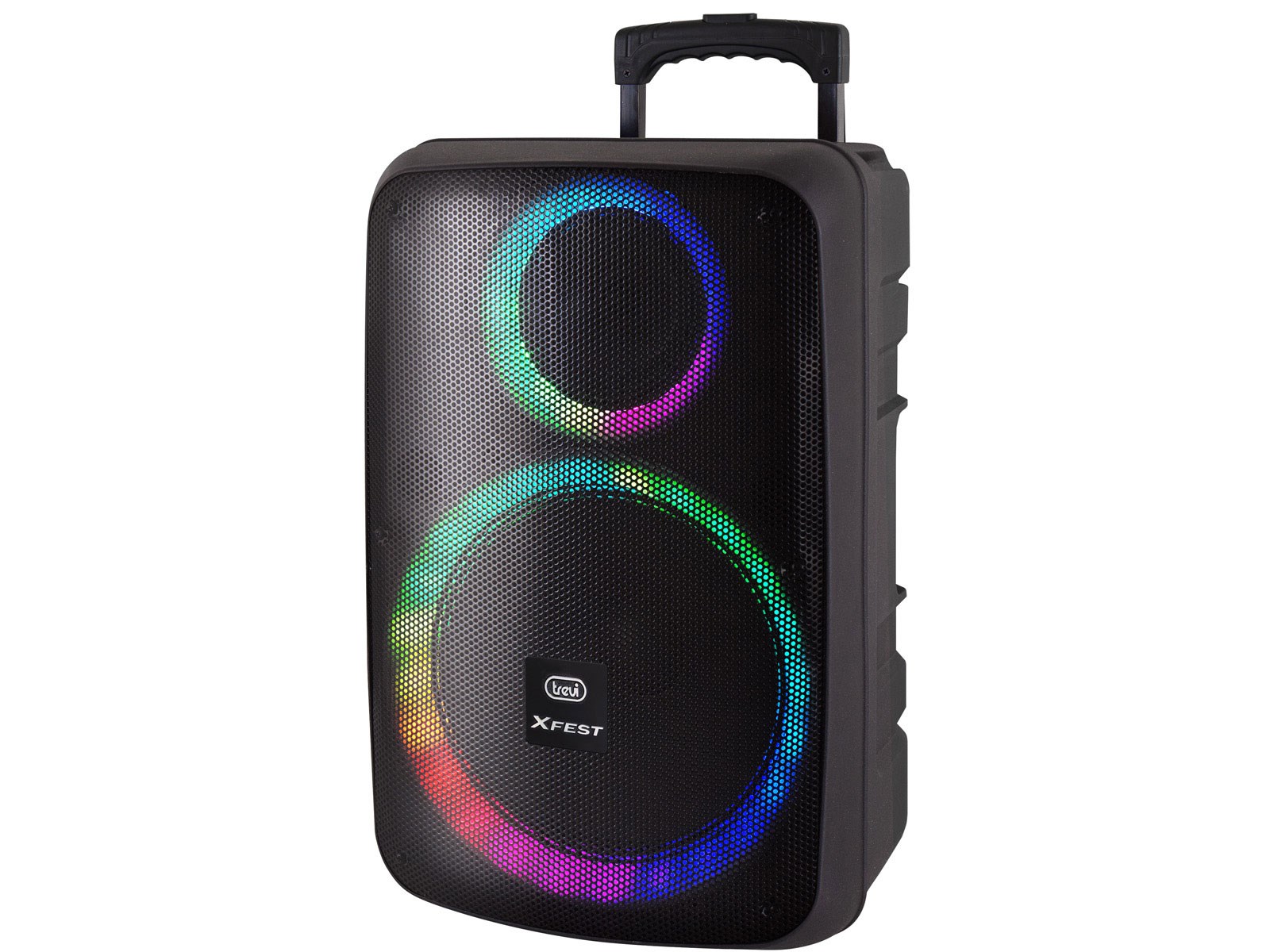 Bild von XFest Party-Lautsprecher Trolley XF 1250 KB / 90W / Netz- oder Akkubetrieb / Microfon / USB AUX-IN TWS