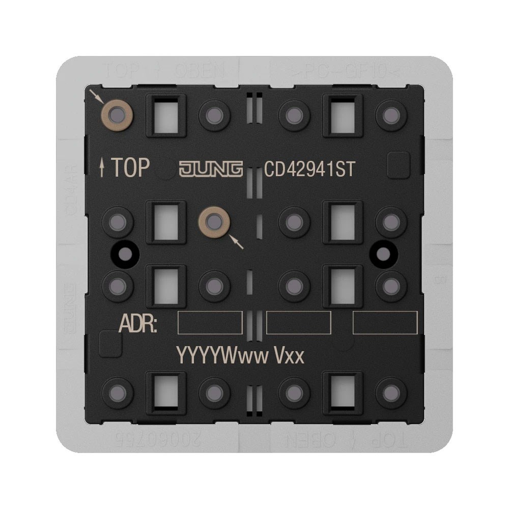 Bild von Jung KNX Tastsensor-Modul Universal, 4fach, F40, Secure, Serie CD