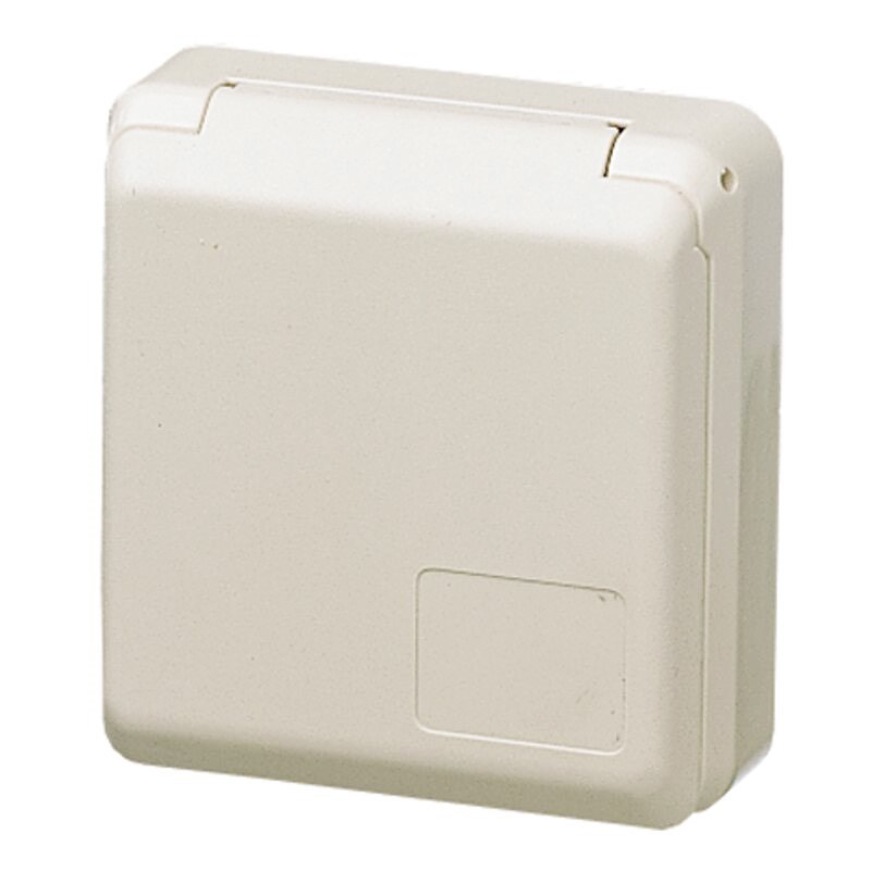 Bild von Mennekes Anbau CEE-Wandsteckdose Cepex IP44 / 16A 3-polig / 6h / 230V / perlweiß