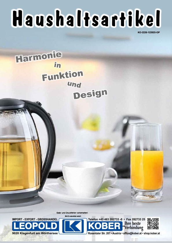 Bild von Katalog Haushaltsgeräte und Haushaltsartikel