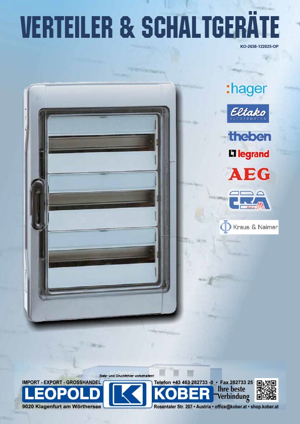 Bild von Katalog Verteiler und Schaltgeräte