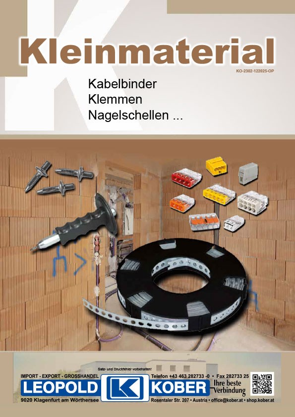 Bild von Katalog Kleinmaterial