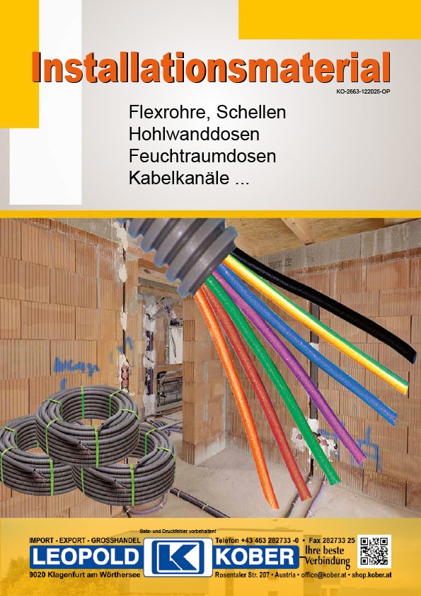 Bild von Katalog Installationsmaterial 
