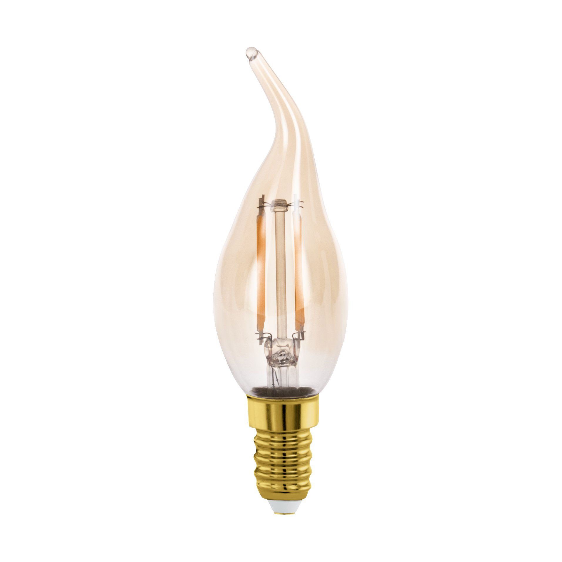 Bild von LED Filament Kerzenlampe Windstoss Amber CF37 / 270lm / 4W / E14 / 220-240V / 2.200 K / ww extra