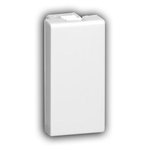 Bild von Legrand Blindabdeckung Mosaic, 1-modulig, Montageplatte 3-fach + 4-fach, weiß, IP41