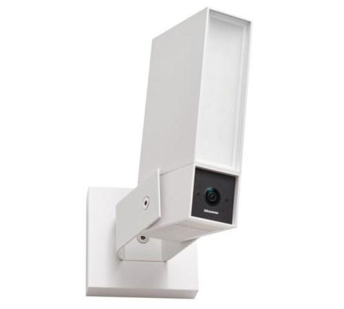 Bild von Bticino Smarte Außenkamera PRO, Weiß, 5 MP (2K), Weitwinkel 130°, Digitalzoom 16x, LED-Scheinwerfer 12 W, IR-Nachtsicht bis 15 m