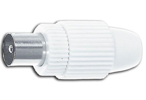 Bild von Koaxial-Stecker mit Schraubanschluß