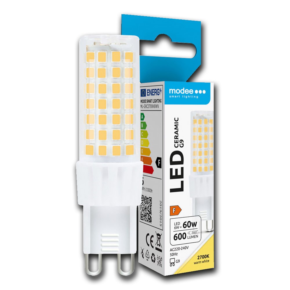 Bild von LED-Stiftsockellampe 600lm / 6W / G9 / 220-240V / 300° / 2.700K / ww