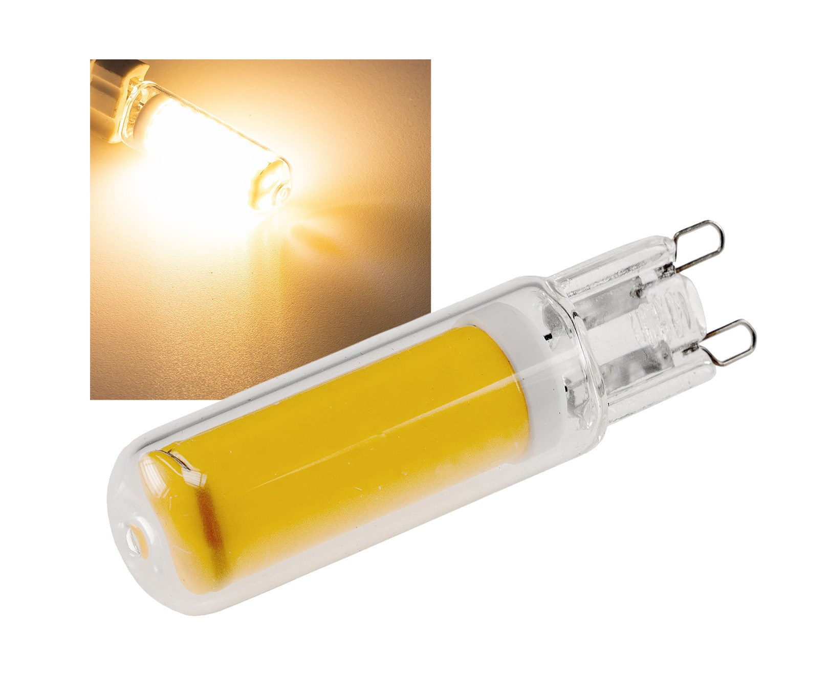 Bild von LED Stiftsockellampe 480lm / 4W / G9 / 230V / 330° / 3.000K / ww dimmbar
