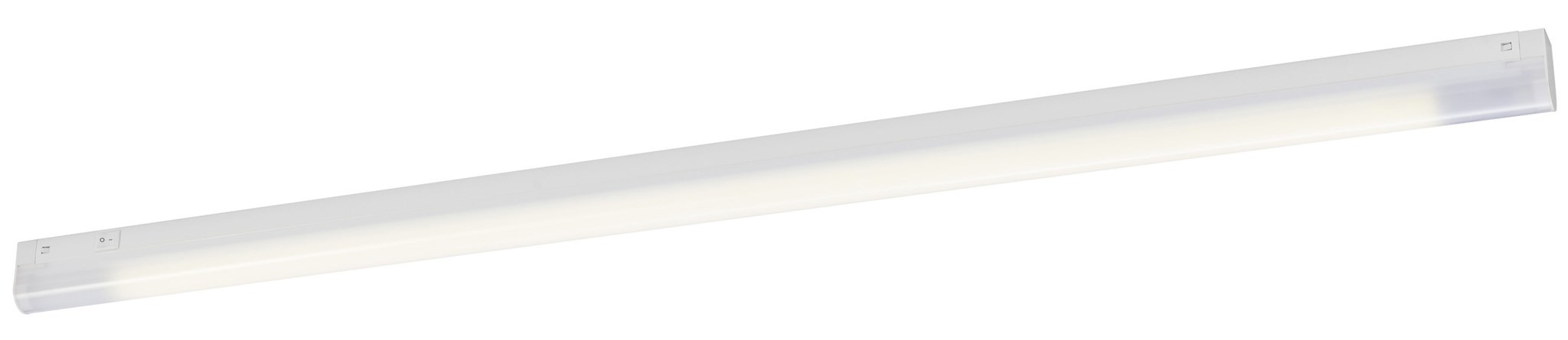 Bild von LED Lichtleiste 120cm mit Abdeckung + inkl. tauschbarer T5 LED Röhre / 2.340lm / 18W / 4.000K / 840 nw