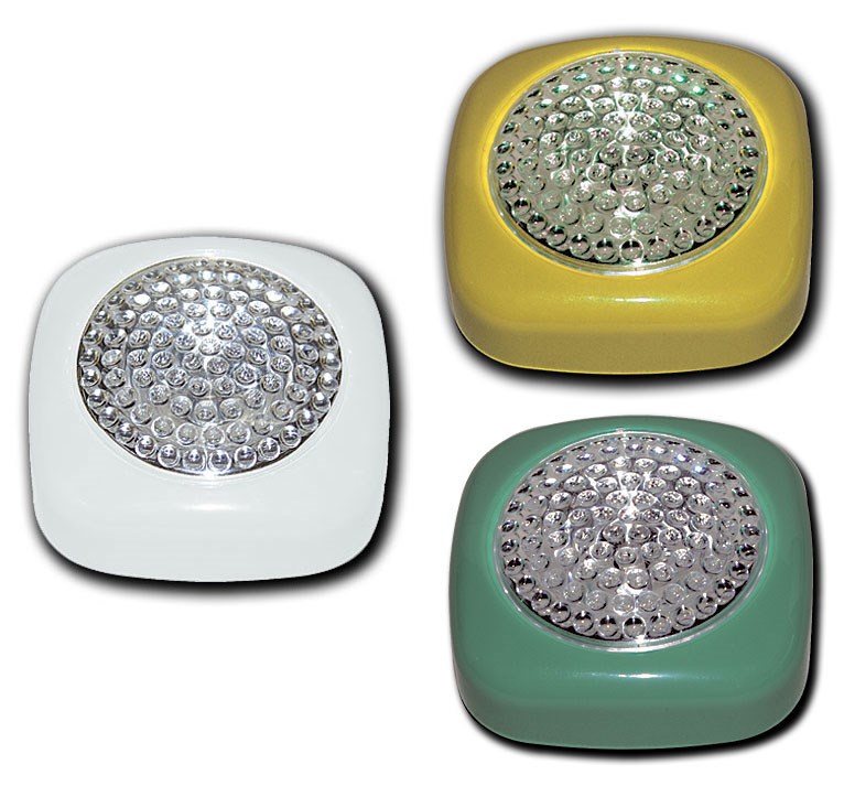 Bild von Mini-Push-LED-Light eckig Wand- und Schrankleuchte PL827LED