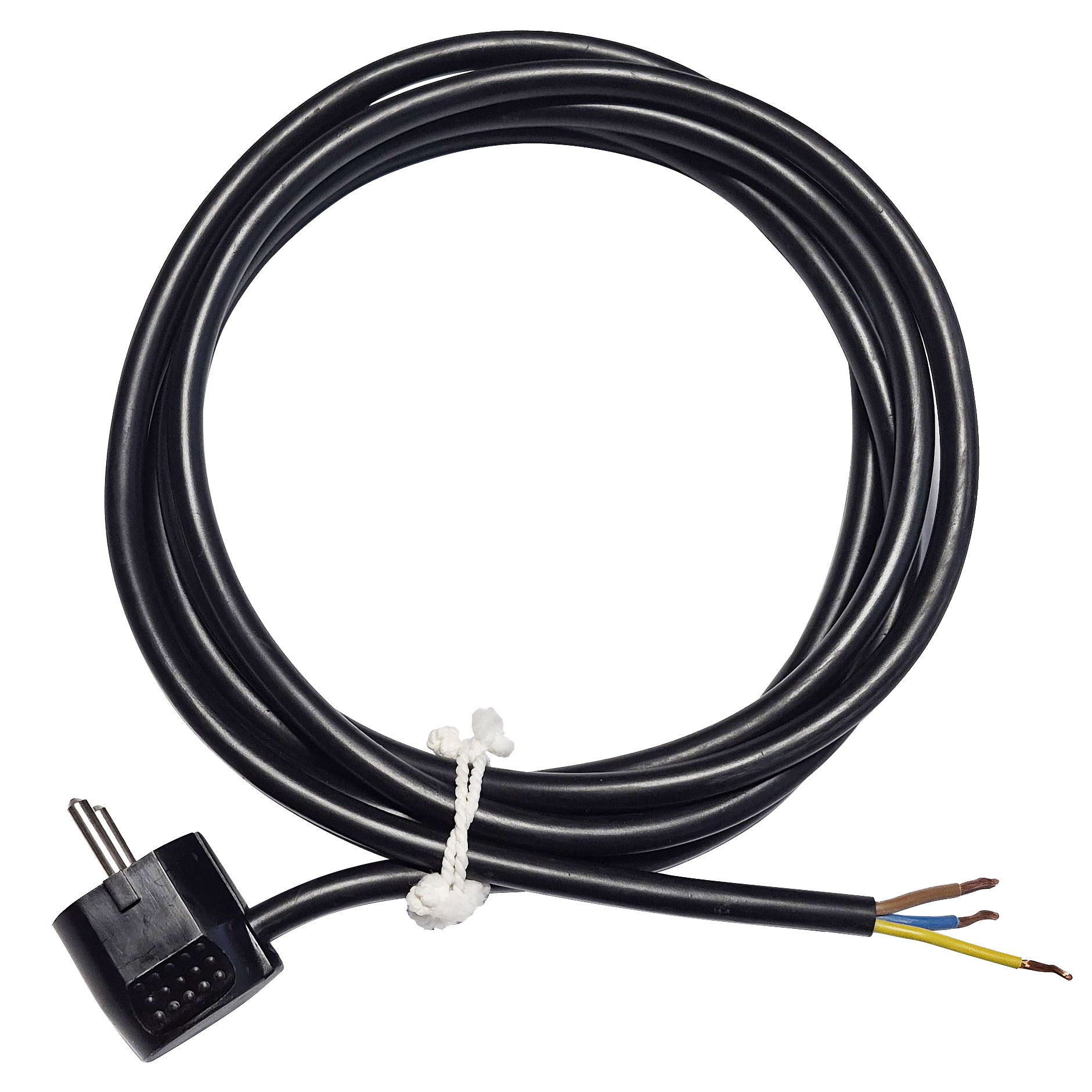 Bild von Anschlussleitung schwarz 3x1,5 / 3 m mit Schukostecker