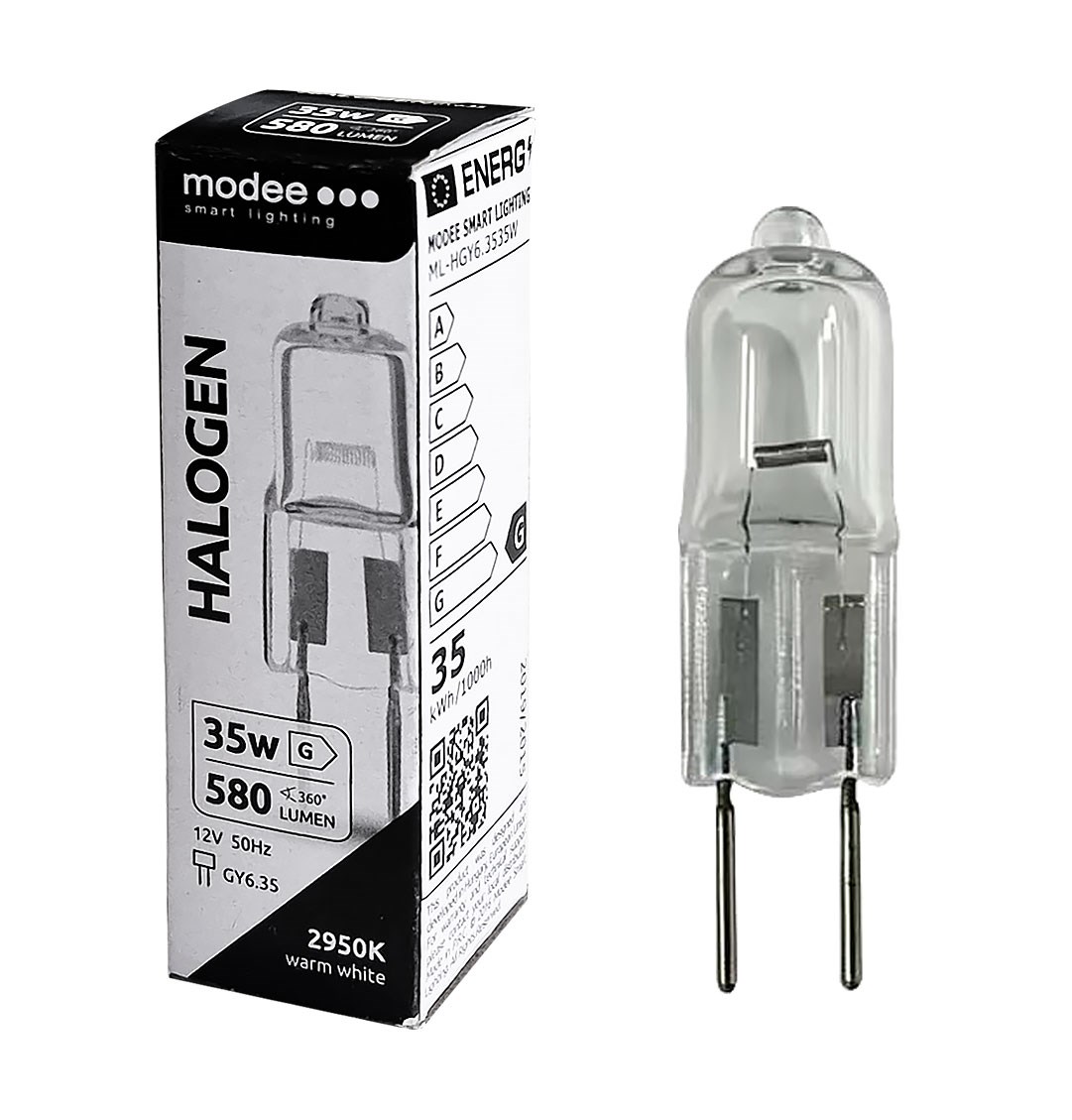 Bild von Halogen NV Stiftsockellampe 580lm / 35W / GY6.35 / 12V / 2.950K / ww dimmbar